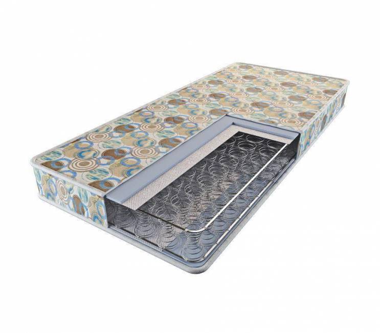 мягкий эконом матрац Агат 80х190 с наматрасником Жаккард